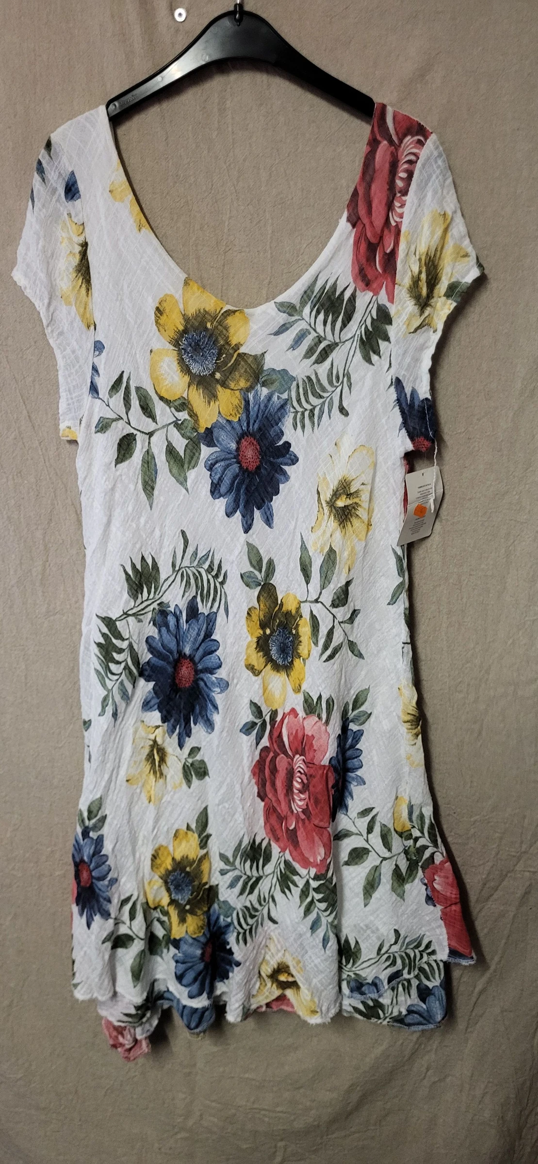Bloemrijke jurk maat universeel van Made in Italy.  – photo 3